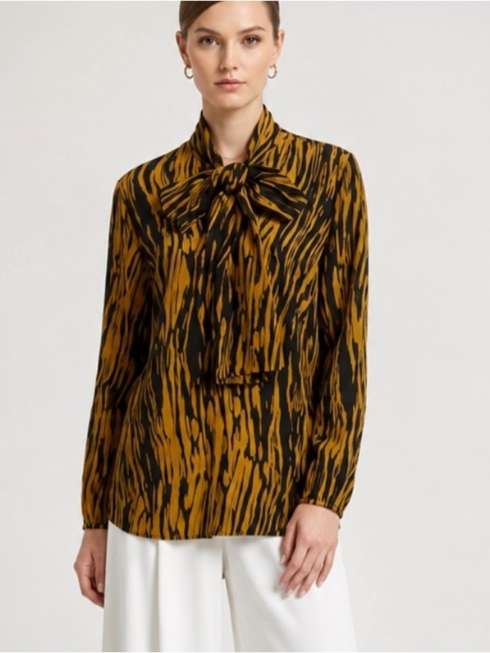 COS silk blouse